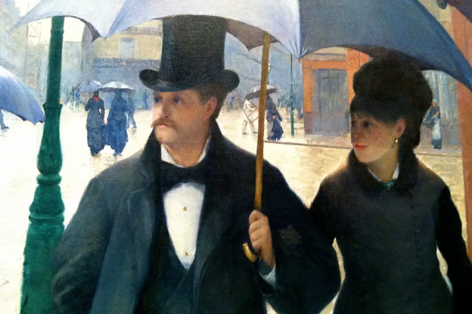 Paris Street; Rainy Day, Gustave Caillebotte, 1877